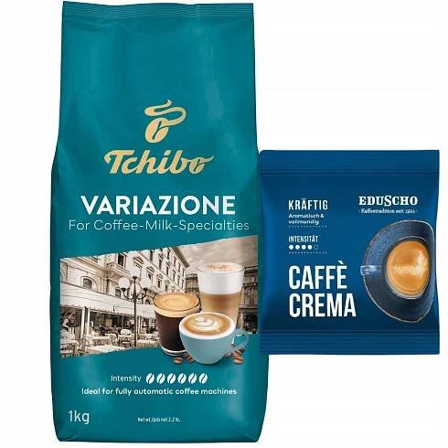 Tchibo Káva zrnková Variazione 1 kg Arabika Robusta + DÁREK Sáček 100 g