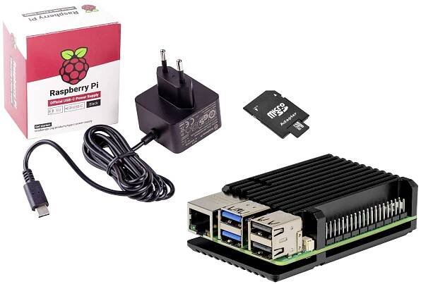 Joy-it Embedded Pi5 Kit Raspberry Pi® 5 B+ 4 GB 4 x 2.4 GHz vč. pouzdra, vč. napájecího zdroje, vč. Noobs OS