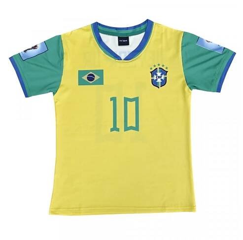 Dětský fotbalový dres tričko - Neymar Brazílie A2