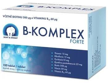 SWISS MED Pharmaceuticals B-Komplex Forte, 100 tbl.
