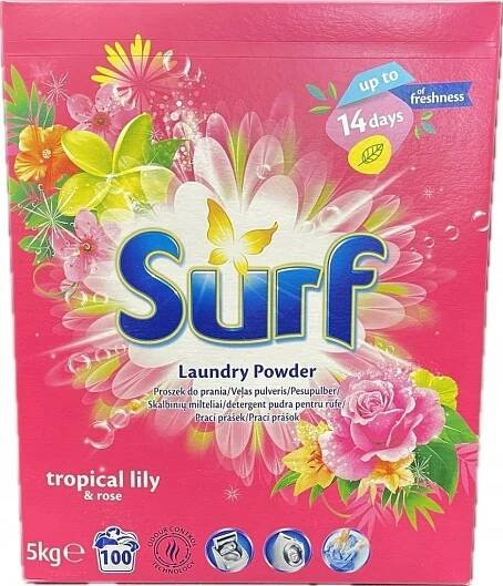 Surf Lavendy Prášek na bílé prádlo 5 kg