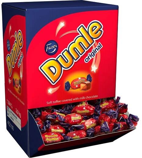 Candy Dumle Soft Toffi v čokoláde.mlecz.3kg