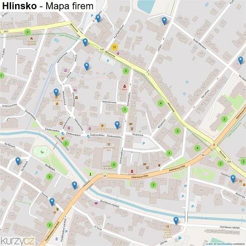 Hlinsko - mapy | Kurzy.cz