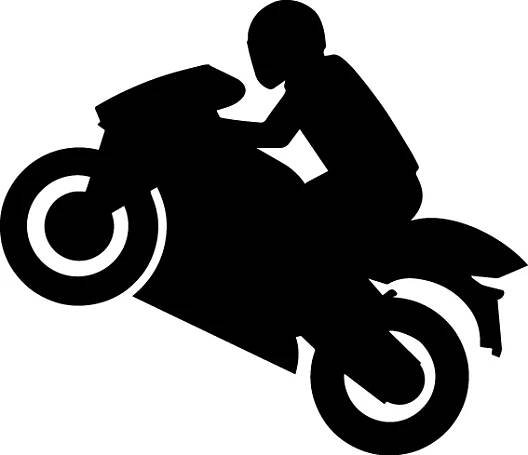 Optimico naklejamy.com.pl Samolepka na auto MOTOR MOTORISTA ZÁVODNÍK