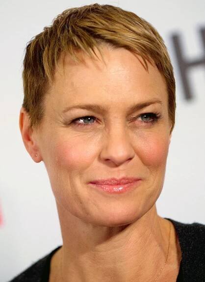Star-Frisuren: Robin Wright war länger mit einem schicken Bobschnitt zu sehen. Jetzt war es wohl Zeit für noch kürzere Haare.