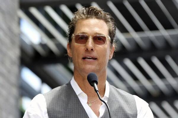 Herec Matthew McConaughey na zábere z roku 2019.