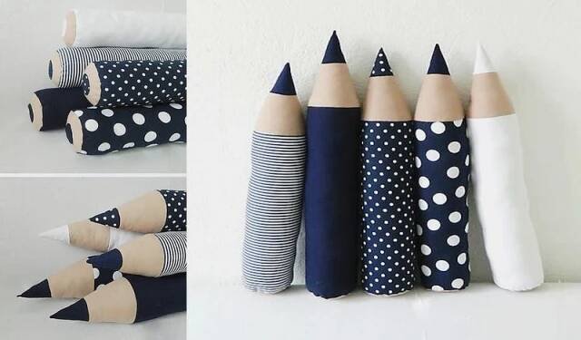 BUNTSTIFTE ♥ KISSEN | Diy pillows, Sewing pillows, Sewing toys