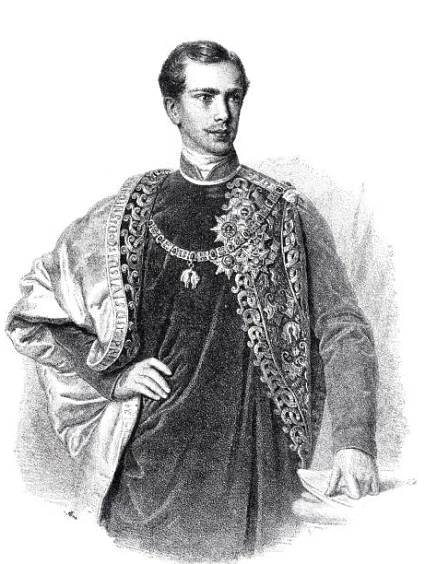 františek josef i., rakouský císař - franz josef stock ilustrace