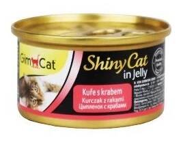 Gimpet kočka konz. ShinyCat kuře+krab 70g - mujmazel.cz - SHINY CAT - lahůdkové, čistě masové konzervy - pouze přírodní