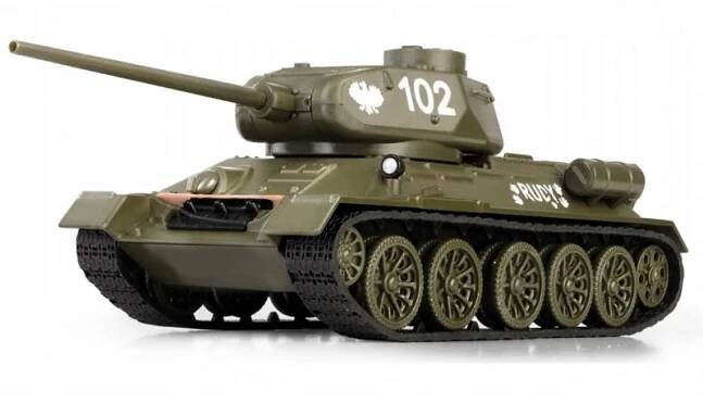 Kovový model - Tank T-34-85 RUDY 102, 1:43 - Darkovo.cz
