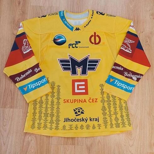 HC Motor České Budějovice 2021-22 Home Jersey
