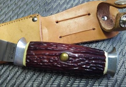 lovecký nůž dýka Mikov STAINLESS kovaná retro - Sport a turistika
