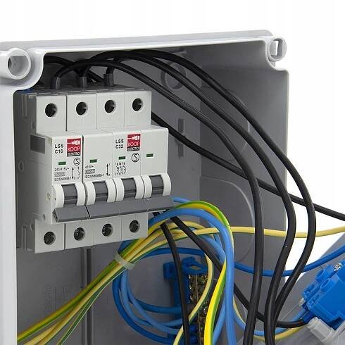 STAVEBNÍ ROZVADĚČ ELEKTRICKÝ BOX IP44 16/5 3*230V ZABEZPEČENÍ za 953.00CZK - Allegro