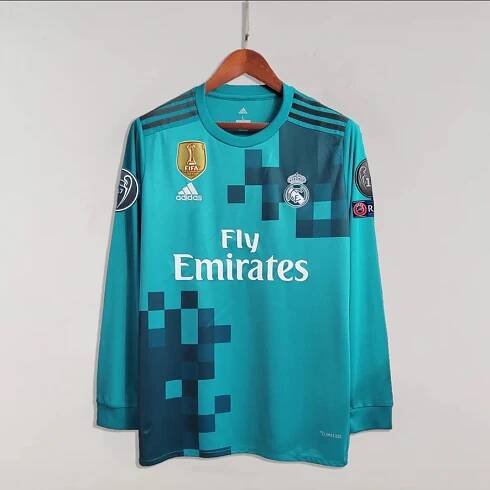 Real Madrid 2017-18 Ronaldo Long Sleeve Third