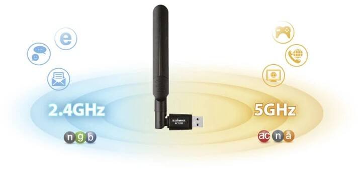 EDIMAX EW-7822UAD Wi-Fi adaptér USB 3.2 (Gen 1x1)