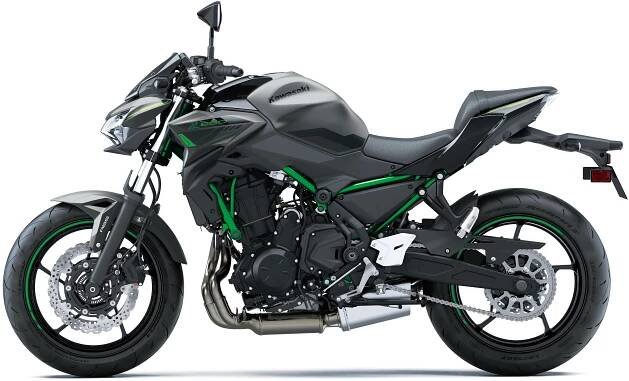 Motocykl Kawasaki Z650 šedá / 2024 - ORIGINÁLNÍ PLEXI ZDARMA