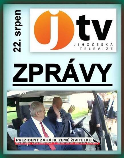 JIHOČESKÁ TELEVIZE: Zprávy – 22. srpna 2019 (video)Za krásnější Vimperk