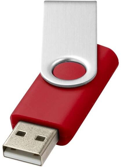 Otočný USB disk 32 GB, červená
