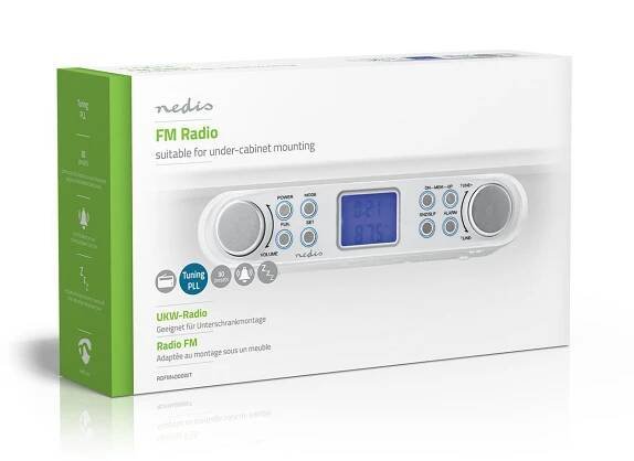 Rádio FM kuchyňské NEDIS RDFM4000WT | ExaSoft.cz