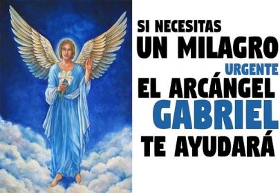 Modlitba ke svatému Gabrielu Archandělovi, aby požádal o zázrak