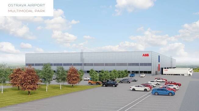 Takto by měla vypadat hala, ve které bude mít skupina ABB své nové vývojové a výrobní centrum pro robotiku. Halu firma staví v průmyslovém parku v Ostravě-Mošnově.