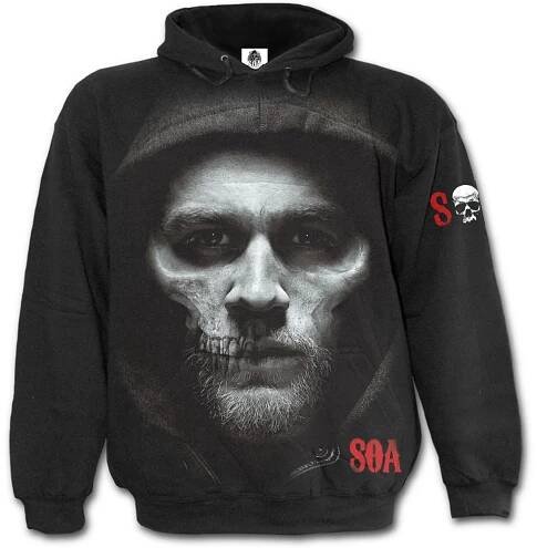 Mikina s motivem Sons of Anarchy Poloviční lebka