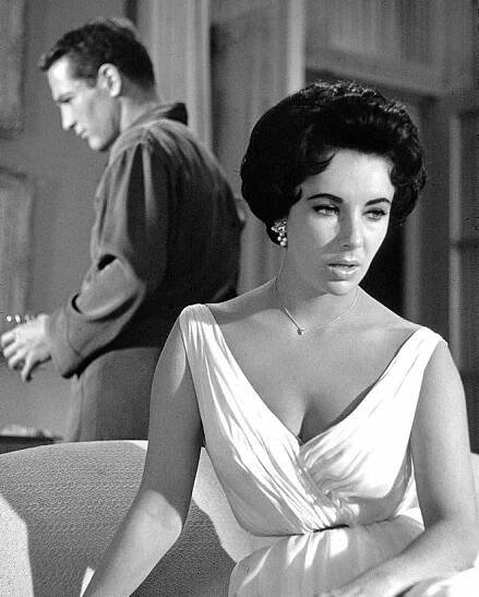 Kočka na rozpálené plechové střeše - Z filmu - Paul Newman, Elizabeth Taylor