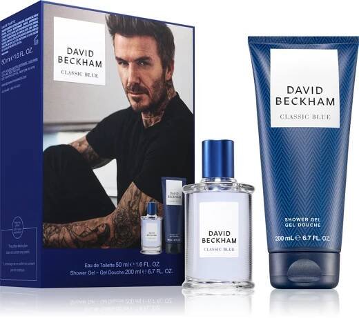 David Beckham Classic Blue dárková sada pro muže