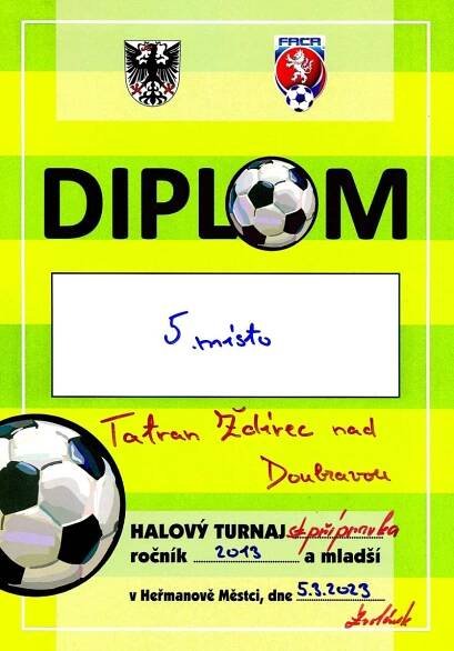 Heřmanův Městec, turnaj starších přípravek | TATRAN Ždírec nad Doubravou