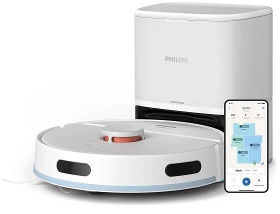 Robotický vysavač Philips Series 2000 XU2100/20 bílý