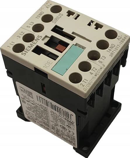 STYKAČ 12A 3P 24V DC NOX3 POMOCNÝ KONTAKT NO S00 3RT1017-1BB41 SIEMENS