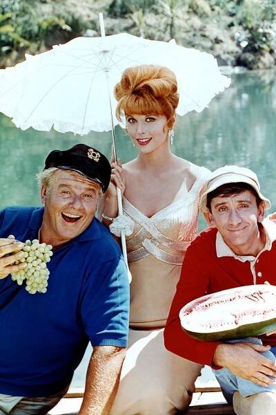 Alan Hale Jr., Tina Louise and Bob Denver