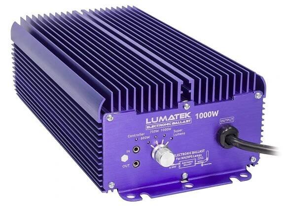 Elektronický předřadník Lumatek 1000W, 240V se čtyřpolohovou regulací - CONTROLLABLE