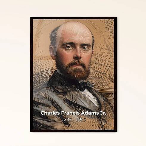 Charles Francis Adams Jr. (1835 Framed Print