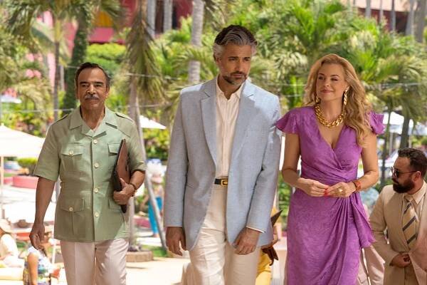 Damián Alcázar, Jaime Camil, Jessica Collins - Acapulco - Jen my dva - Z filmu