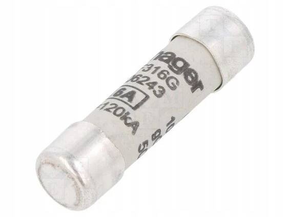 Bezpečnostní pojistka gG, okamžitá 16A 500VAC 10x38mm