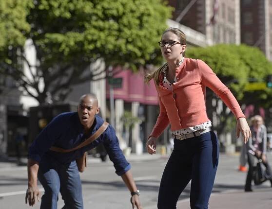 Supergirl - Human for a Day - Z filmu - Mehcad Brooks, Melissa Benoist