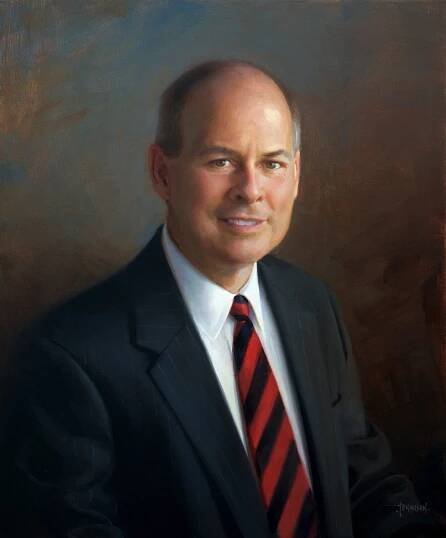 Executive Oil Portrait of David Kaufman, CEO, Motorists Insurance