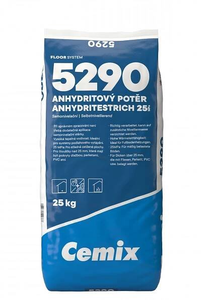 Samonivelační Anhydrit Cemix 5290 (090) /25 kg