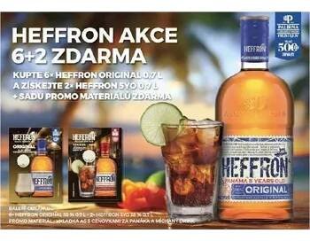 HEFFRON ORIGINAL 38 % 0,7 l AKCE 6x 0,7 + 2xHEFFRON 5YO 0,7+SADU PROMO mat. .ZDARMA
