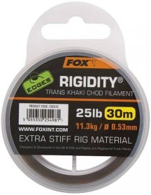 Fox Vlasec Edges Rigidity Chod Filament 25lb 30m - Rybářské potřeby Rybina