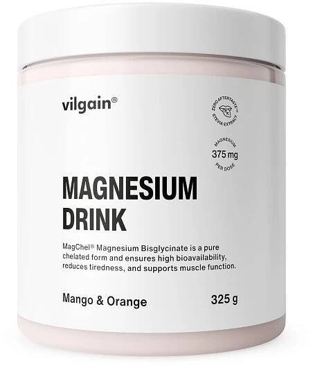 Vilgain Magnesium Drink mango a pomeranč 325 g