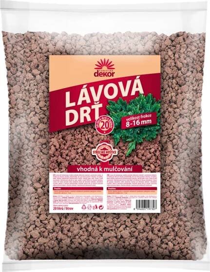 Forestina Dekor lávová drť 8-16 mm 20 l od 221 Kč