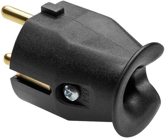 10/16A 2P+E 250V PLUG-BLACK