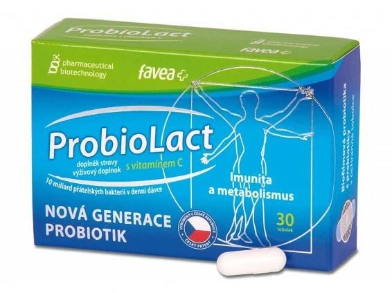 ProbioLact, Probiotika s prebiotiky, 30 kapslí Doplněk stravy