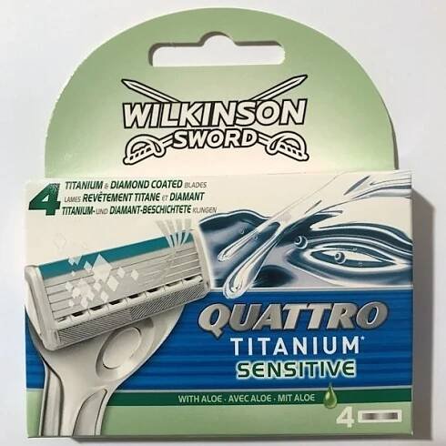 Wilkinson Sword Quattro Titanium Sensitive 4 ks