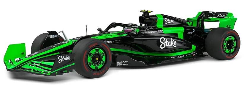 Sauber F1 Team Stake Kick C44 #24 Z.Guanyu Bahrain GP 2024 1:18 Solido