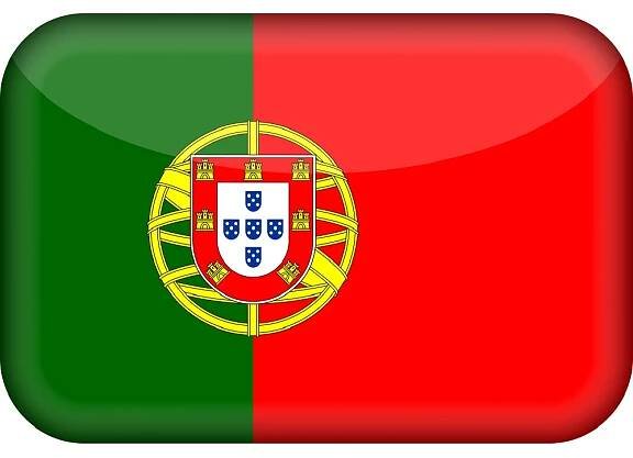 Samolepicí vlajka Portugalska 50x30 mm, 3D efekt
