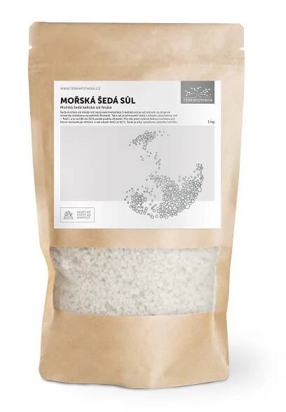 Šedá mořská sůl jemná "keltská" 1 kg