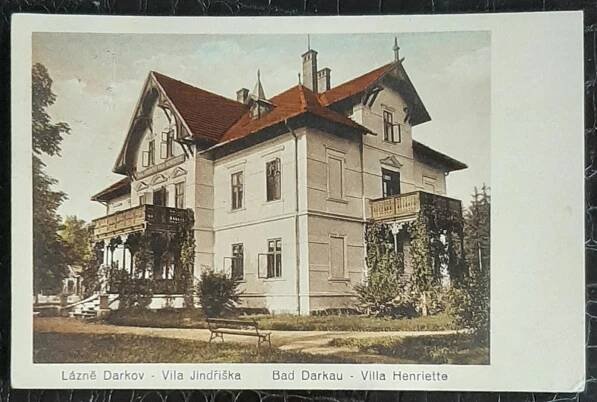 Karviná Darkov Lázně Vila Jindřiška exteriér